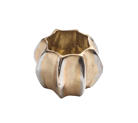 Desert Napkin Ring in Gold & Silver by Kim Seybert at Fig Linens and Home