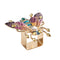 Glam Fly Napkin Ring in Multi, Set of 4 in a Gift Box by Kim Seybert at Fig Linens and Home