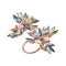 Butterflies Napkin Ring in Multi, Set of 4 in a Gift Box by Kim Seybert at Fig Linens and Home