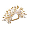 Fun Burst Napkin Ring in White, Gold & Silver by Kim Seybert at Fig Linens and Home