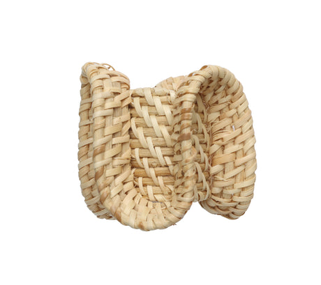 Ruffle Napkin Ring in Natural by Kim Seybert at Fig Linens and Home