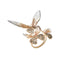 Flutter Napkin Ring in Champagne & Gold, Set of 4 in a Gift Box by Kim Seybert at Fig Linens and Home