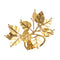 Bougainvillea Napkin Ring in Gold by Kim Seybert at Fig Linens and Home