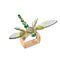 Dragonfly Napkin Ring in Green, Set of 4 in a Gift Box by Kim Seybert at Fig Linens and Home