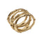 Bamboo Napkin Ring in Gold by Kim Seybert at Fig Linens and Home