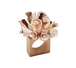 Seashell Burst Napkin Ring in Ivory & Natural by Kim Seybert at Fig Linens and Home