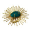 Flare Napkin Ring in Gold & Emerald by Kim Seybert at Fig Linens and Home