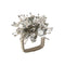 Starburst Napkin Ring in Silver by Kim Seybert at Fig Linens and Home