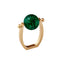 Mineral Napkin Ring in Emerald by Kim Seybert at Fig Linens and Home