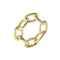 Chain Link Napkin Ring in Gold by Kim Seybert at Fig Linens and Home