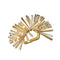 Fringe Napkin Ring in Gold & Silver by Kim Seybert at Fig Linens and Home