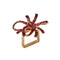 Jeweled Bow Napkin Ring in Red, Set of 4 in a Gift Box by Kim Seybert at Fig Linens and Home