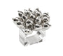 Jubilee Napkin Ring in Silver by Kim Seybert at Fig Linens and Home