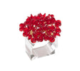 Aster Napkin Ring in Red by Kim Seybert at Fig Linens and Home