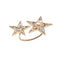 Star Napkin Ring in Gold & Crystal by Kim Seybert at Fig Linens and Home