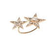 Star Napkin Ring in Gold & Crystal by Kim Seybert at Fig Linens and Home