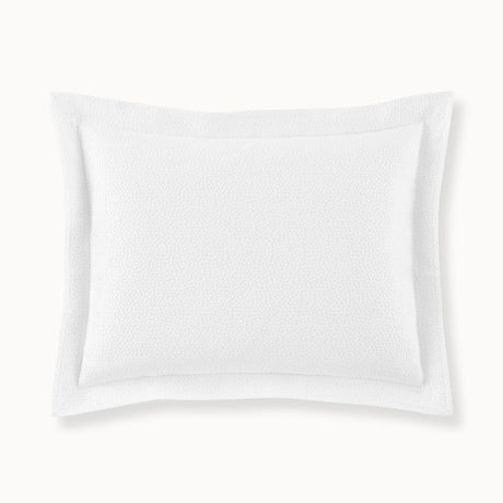 Peacock Alley Bedding | Montauk Pillow Sham in White Matelasse