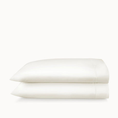 Ivory Pillowcases - Soprano Sateen - Peacock Alley Bedding at Fig Linens and Home