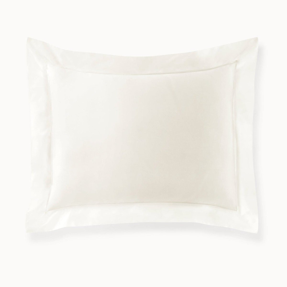 Ivory Pillow Sham - Soprano Sateen - Peacock Alley Bedding at Fig Linens and Home