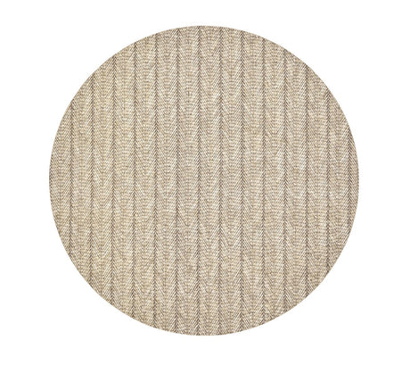 Herringbone Placemat in Tan by Kim Seybert at Fig Linens and Home