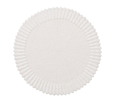 Lumina Placemat in White by Kim Seybert at Fig Linens and Home