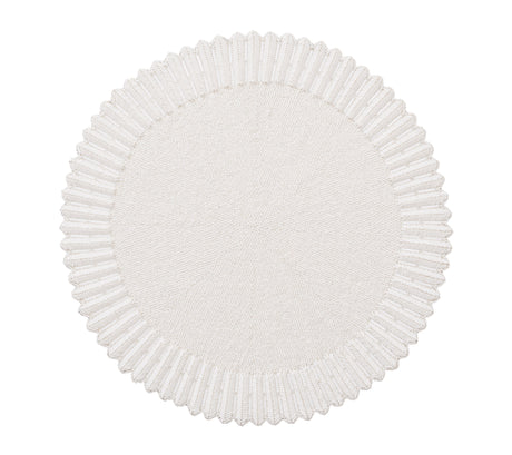 Lumina Placemat in White by Kim Seybert at Fig Linens and Home