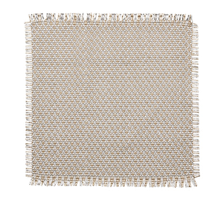 Fringe Placemat in Gold & Silver by Kim Seybert at Fig Linens and Home