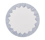 Dream Weaver Placemat in White & Blue by Kim Seybert at Fig Linens and Home