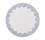 Dream Weaver Placemat in White & Blue by Kim Seybert at Fig Linens and Home