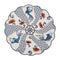 Orient Placemat in White & Multi by Kim Seybert at Fig Linens and Home