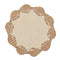 Winding Vines Placemat in Ivory, Natural & Gold by Kim Seybert at Fig Linens and Home