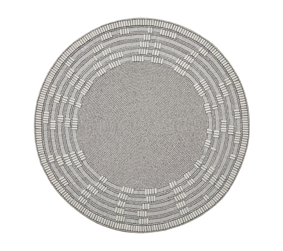 Matrix Placemat in Gray by Kim Seybert at Fig Linens and Home