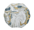 Cosmos Placemat in Ivory, Gold & Silver by Kim Seybert at Fig Linens and Home