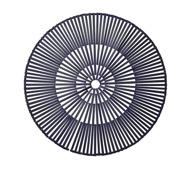 Spoke Placemat in Navy by Kim Seybert at Fig Linens and Home