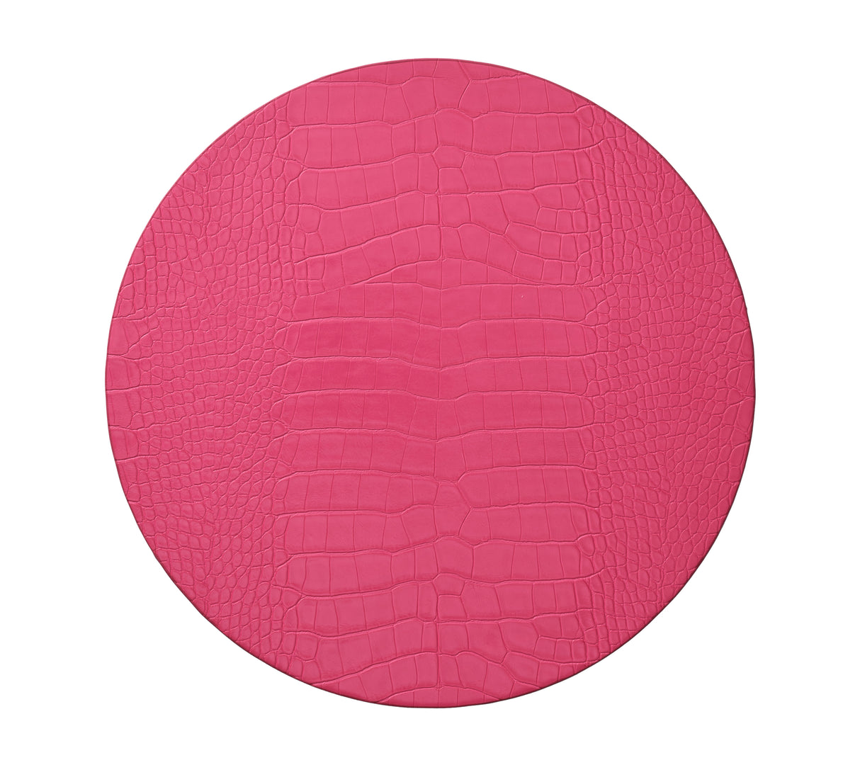 Croco Placemat in Fuchsia by Kim Seybert at Fig Linens and Home