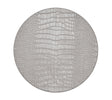 Croco Placemat in Gray by Kim Seybert at Fig Linens and Home