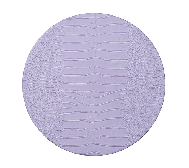 Croco Placemat in Lilac by Kim Seybert at Fig Linens and Home