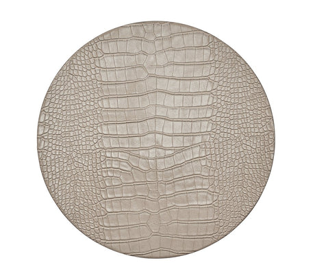 Croco Placemat in Sand by Kim Seybert at Fig Linens and Home