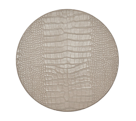 Croco Placemat in Sand by Kim Seybert at Fig Linens and Home