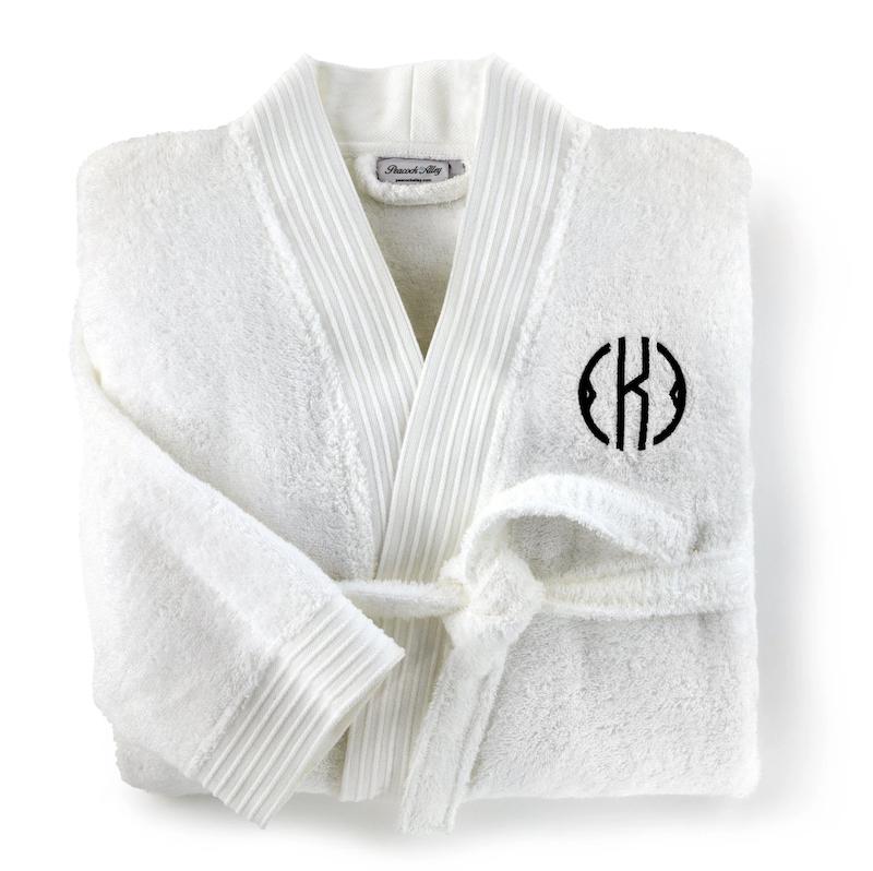 Peacock Alley Bamboo Bath Robe with Monogram