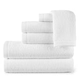 Peacock Alley Jubilee White Towels at Fig Linens and Home | White Terry towel