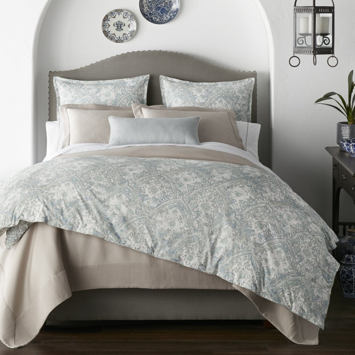 Seville Percale Duvets Shams Peacock Alley Bedding