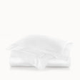 Peacock Alley Bedding - White Cotton Sateen Duvet Covers, Sheets and Pillow Shams