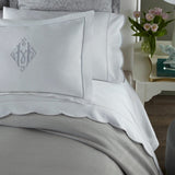 Peacock Alley Montauk Platinum Coverlets | Fig Linens and Home Bedding