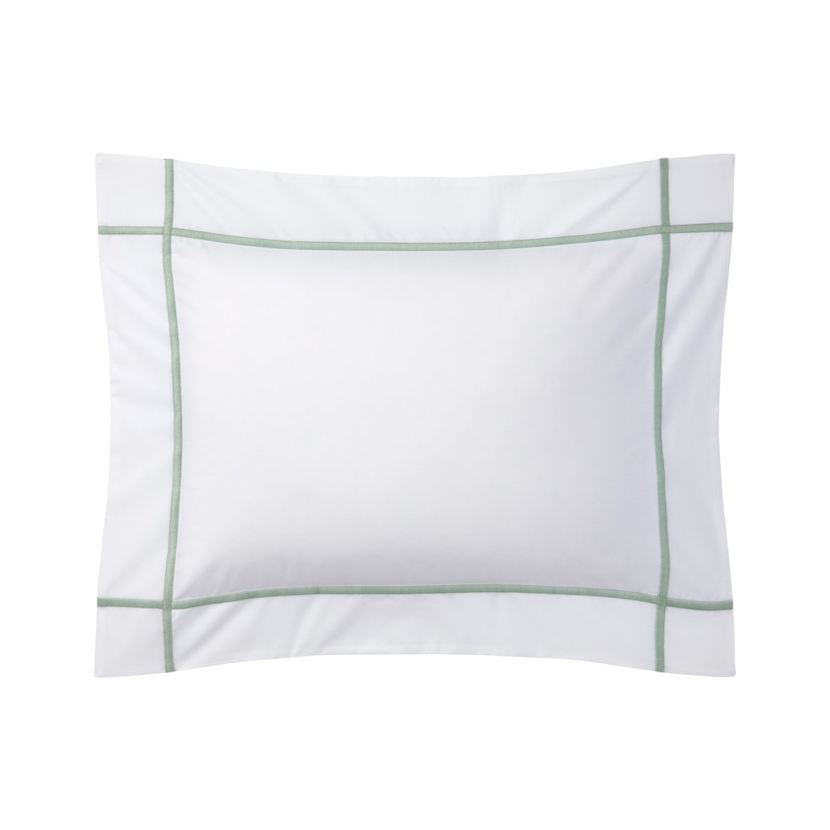 Yves Delorme Boudoir Sham - Athena Veronese Green Organic Percale Bedding