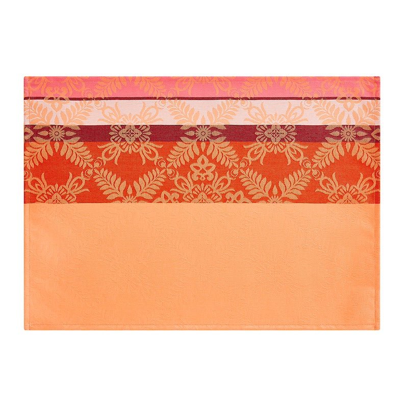 Placemat - Le Jacquard Français Placemat Mumbai Orange at Fig Linens and Home