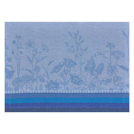 Placemat - Instant Bucolique Blue Placemat by Le Jacquard Français - Fig Linens and Home