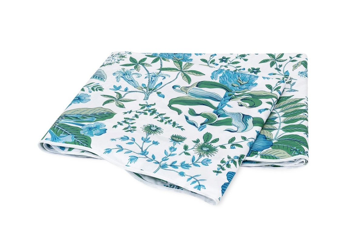 Pomegranate Sea Flat Sheet | Matouk Schumacher at Fig Linens