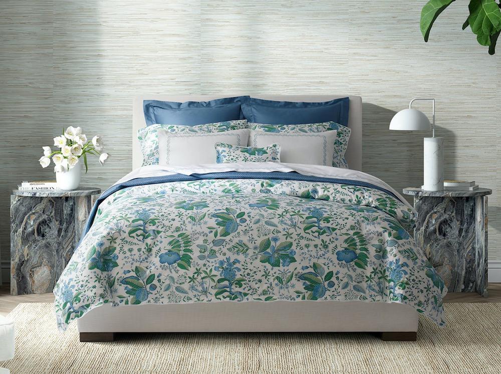 Matouk Schumacher Pomegranate Sea Bedding | Fig Linens