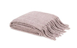 Matouk Poncho Throw Blanket in Deep Lilac at Fig Linens and Home 1